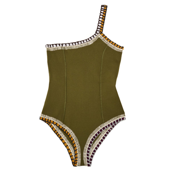 Wren - One Shoulder Maillot