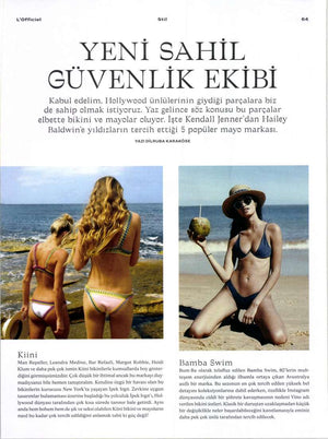 L'OFFICIEL TURKEY- JUNE 2018